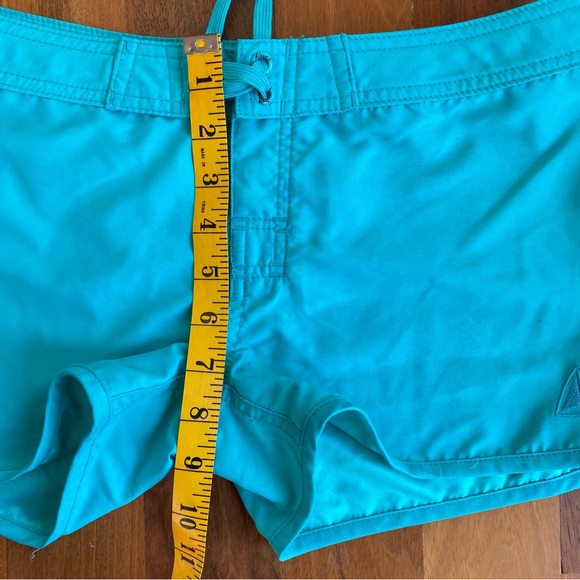 Low Rise Firefly Board Shorts in Turquoise - Picture 10 of 10